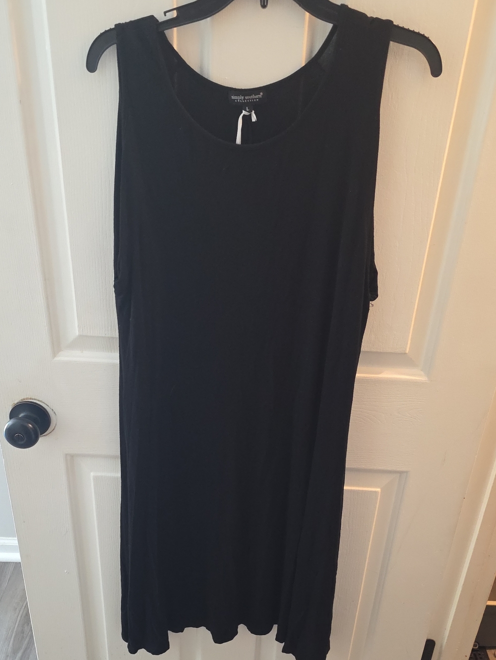 Simply Southern Black Sleeveless Tank Dress